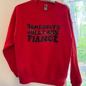 Fiance Christmas sweatshirt